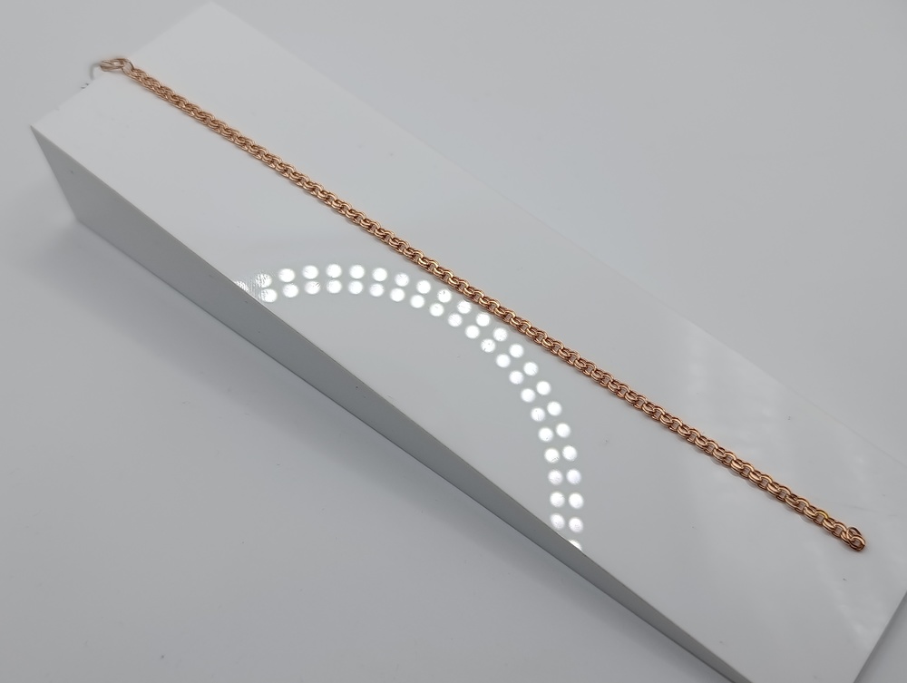 БРАСЛЕТ ПУСТОТЕЛЫЙ Бисмарк Au 585