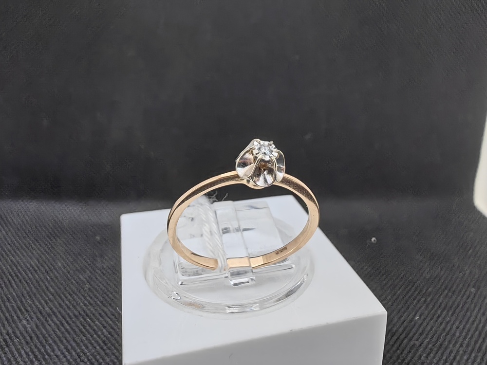 КОЛЬЦО БРИЛЛИАНТ Au 585