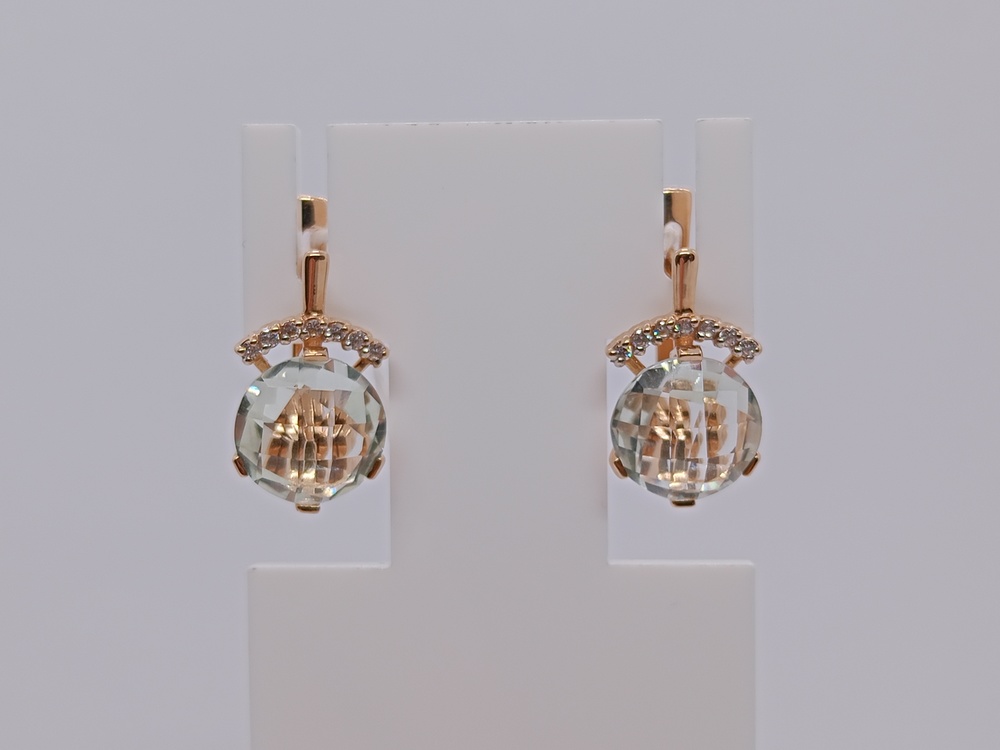 СЕРЬГИ С КАМНЯМИ (Au 585)