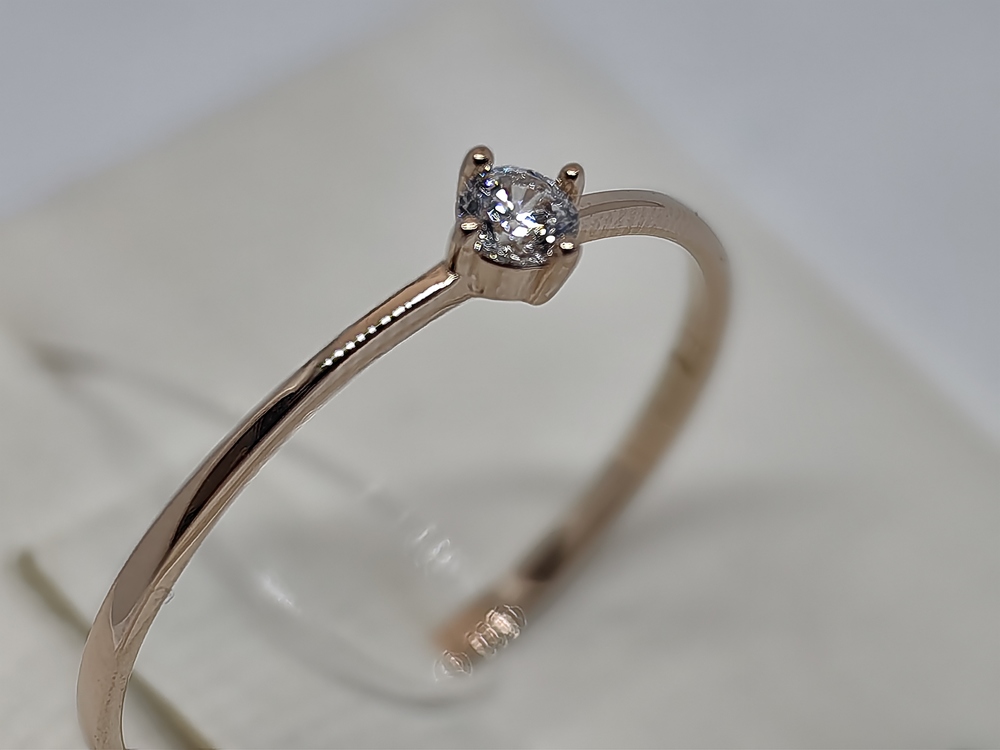 КОЛЬЦО С КАМНЕМ (Au 585)