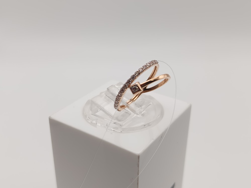 КОЛЬЦО С КАМНЯМИ (Au 585)