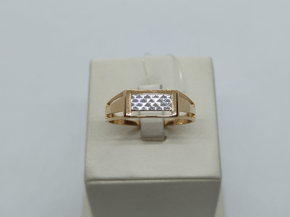 КОЛЬЦО ПЕЧАТКА без камня (Au 585)