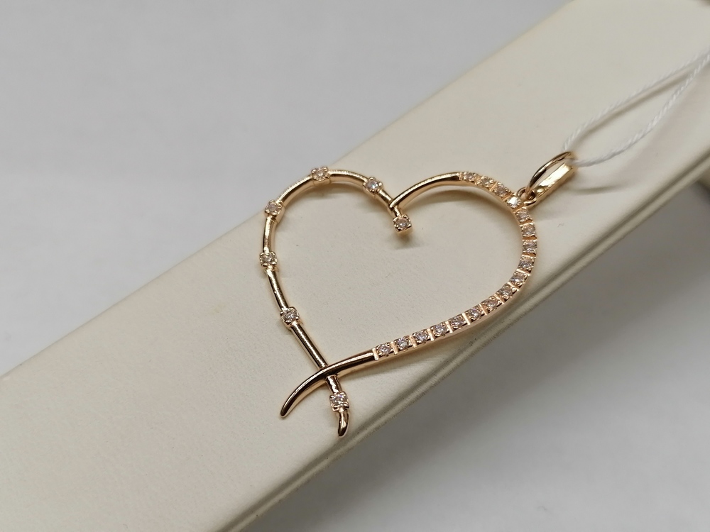 ПОДВЕСКА С КАМНЯМИ (Au 585)