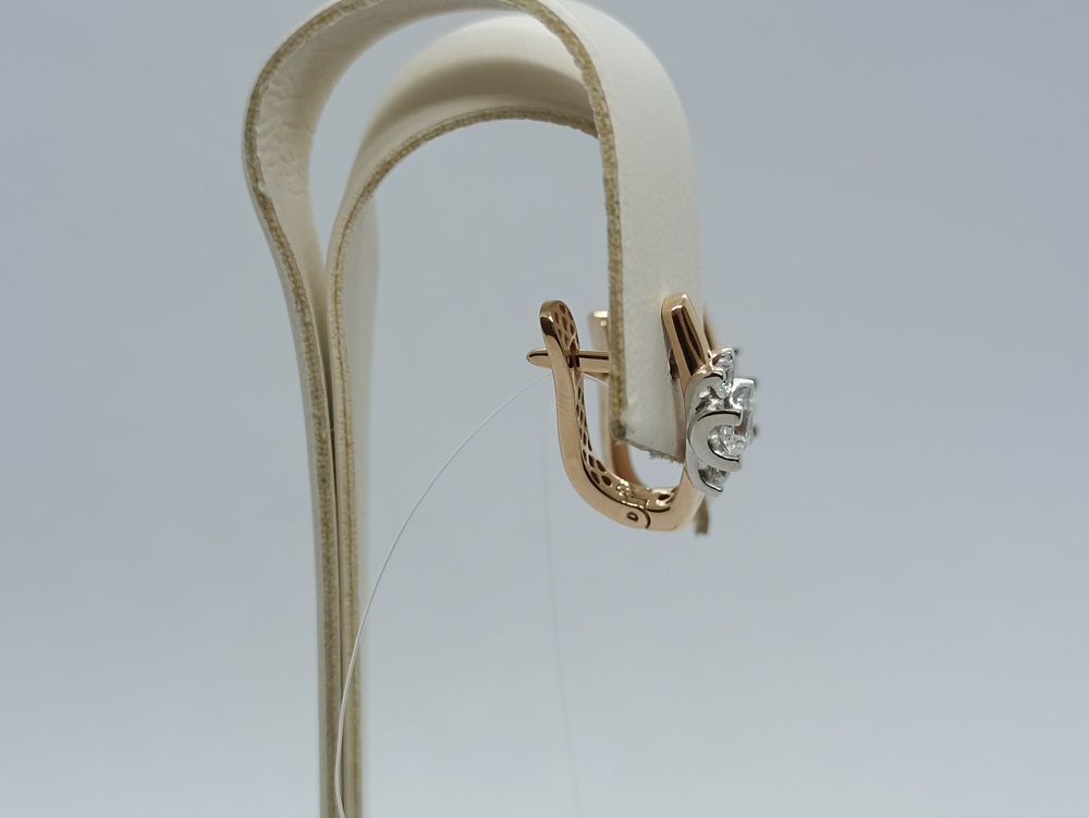 СЕРЬГИ С КАМНЯМИ (Au 585)