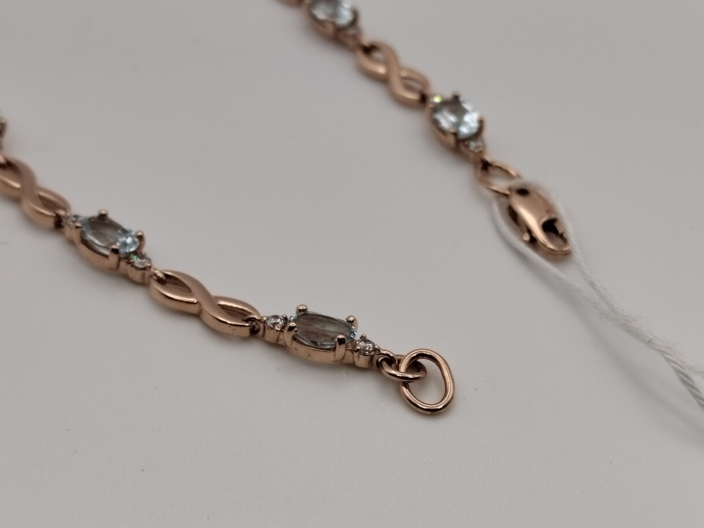 Б585 БРАСЛЕТ С КАМНЯМИ (Au 585)