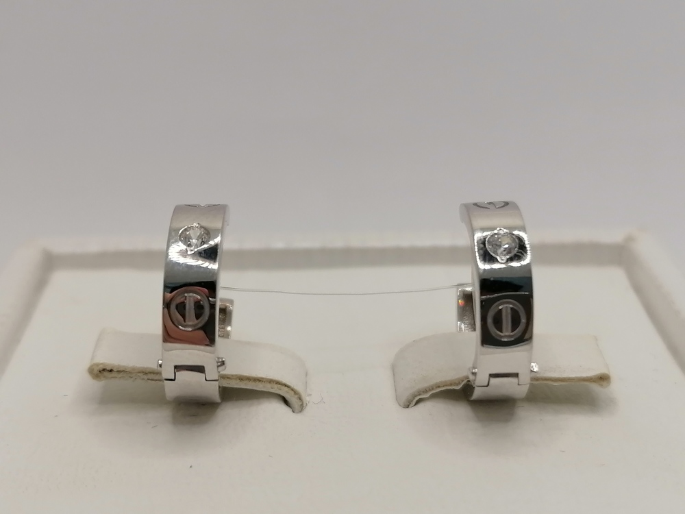 СЕРЬГИ С КАМНЕМ (Au 585)