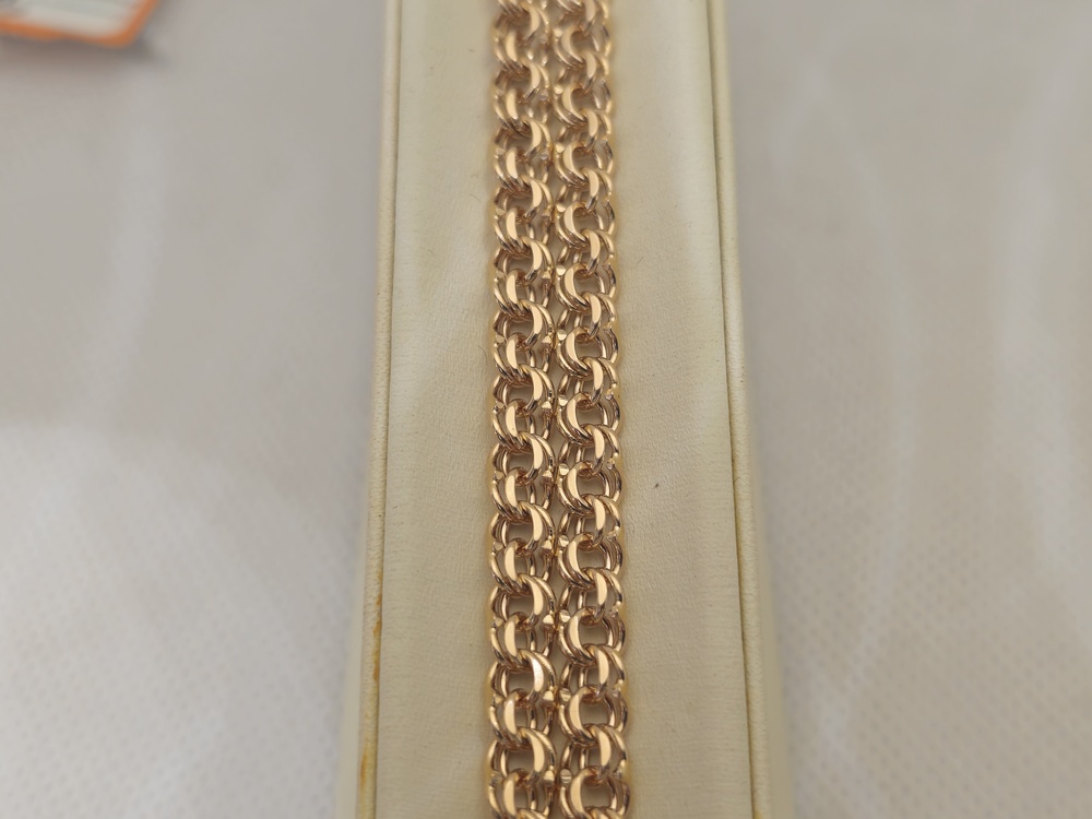 ЦЕПЬ ПОЛНОВЕСНАЯ Бисмарк (Au 585)