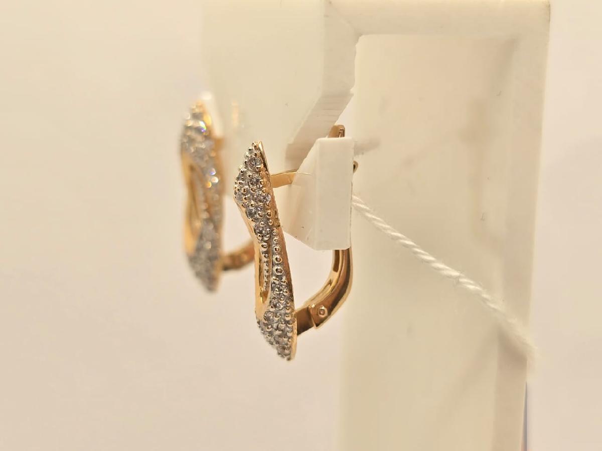 СЕРЬГИ С КАМНЯМИ (Au 585)