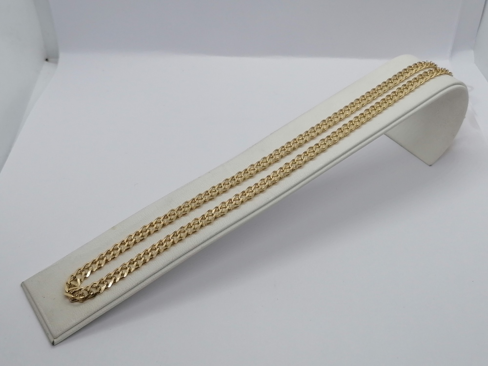 ЦЕПЬ ПОЛНОВЕСНАЯ Ромб двойной (Au 585)