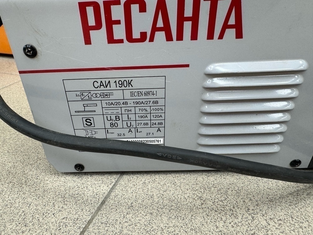 Сварочный аппарат Ресанта САИ-190-К
