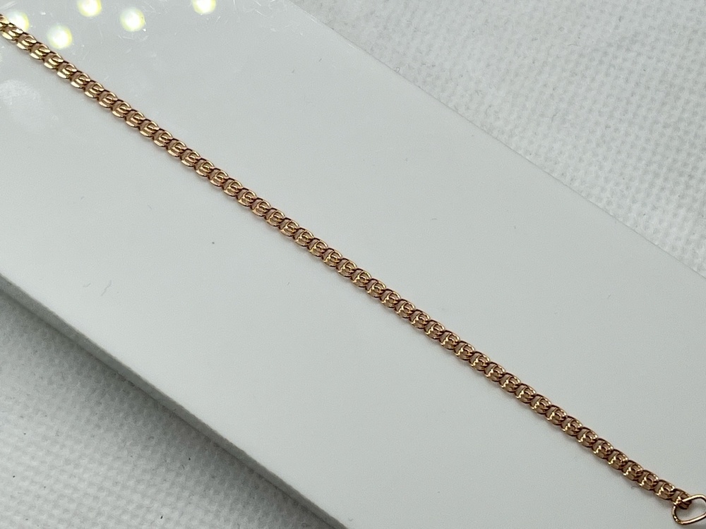 БРАСЛЕТ ПОЛНОВЕСНЫЙ Лав Au 585