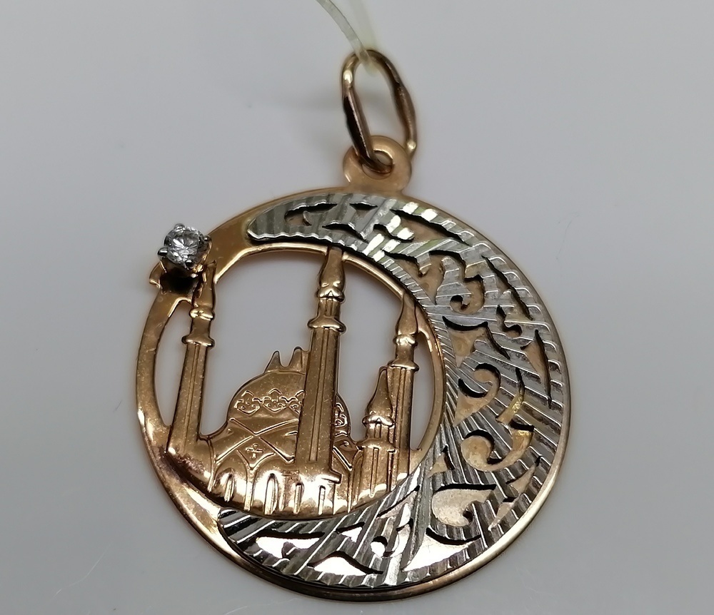 ПОДВЕСКА МЕЧЕТЬ (Au 585)