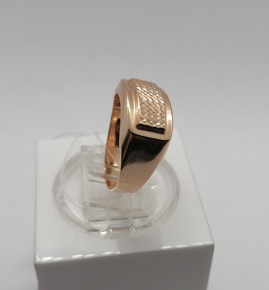 07-1587 КОЛЬЦО ПЕЧАТКА без камня (Au 585)