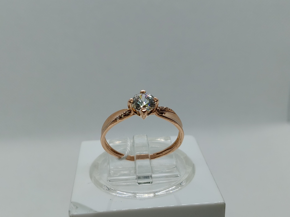 КОЛКМИ585 КОЛЬЦО С КАМНЯМИ (Au 585)