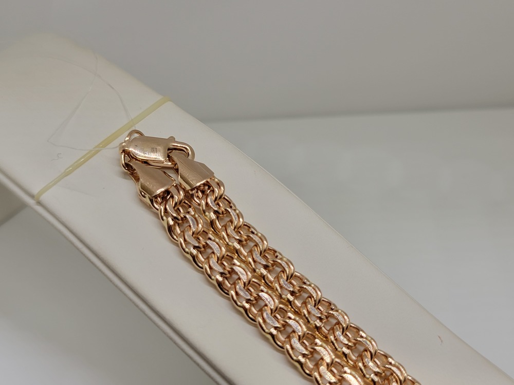 ЦЕПЬ ПУСТОТЕЛАЯ Бисмарк (Au 585)