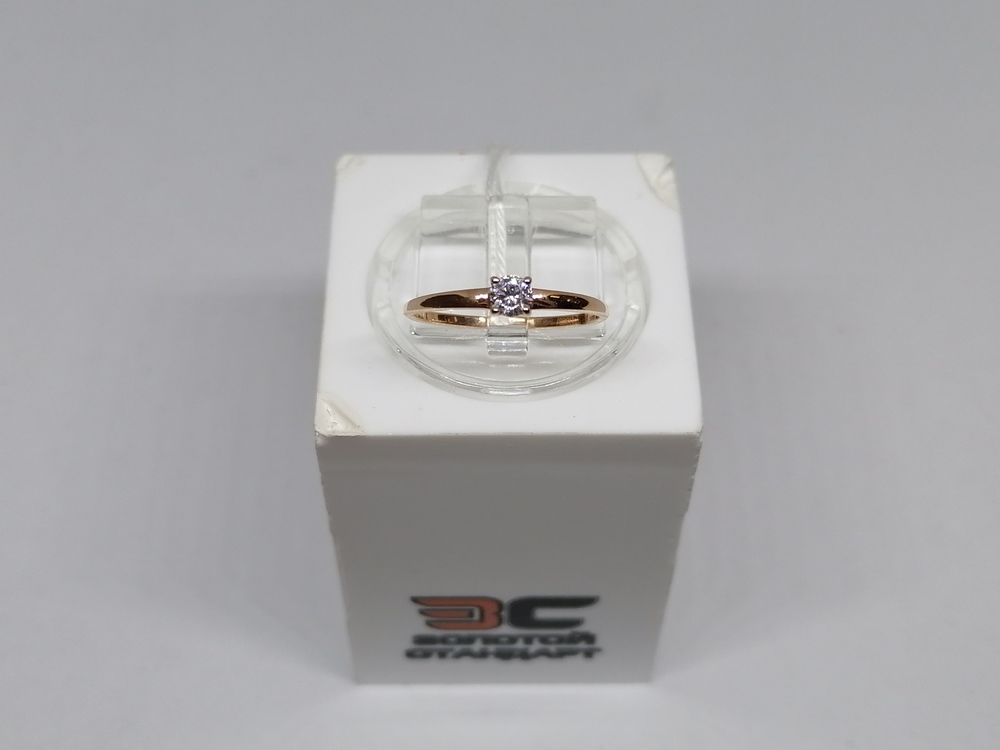 КОЛЬЦО С КАМНЕМ (Au 585)