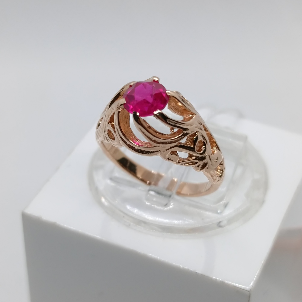 КОЛКМ583 КОЛЬЦО С КАМНЕМ (Au 583)