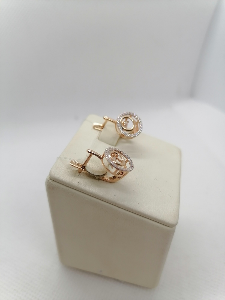 СЕРЬГИ С КАМНЯМИ (Au 585)