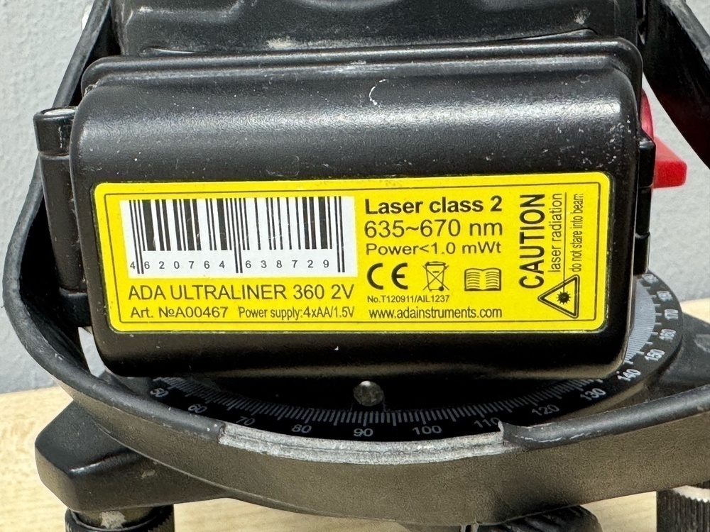 Нивелир ADA ULTRA Liner 360 2V