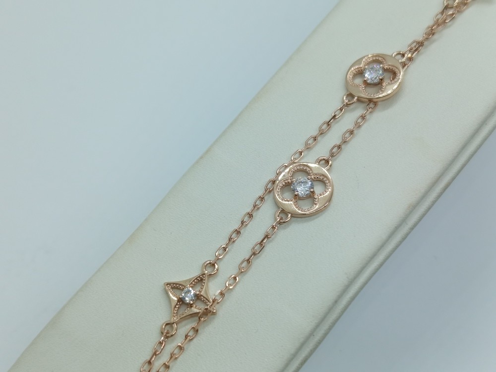 БРАСЛЕТ С КАМНЯМИ (Au 585)