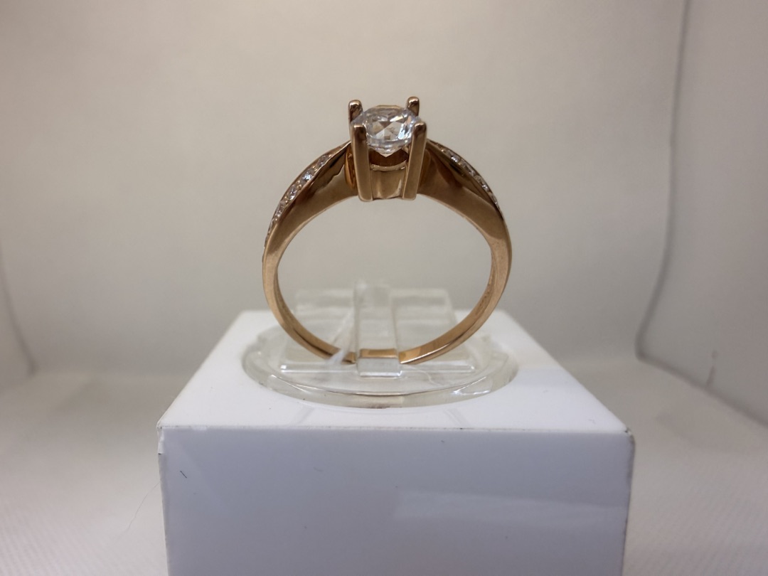 КОЛКМИ585 КОЛЬЦО С КАМНЯМИ (Au 585)