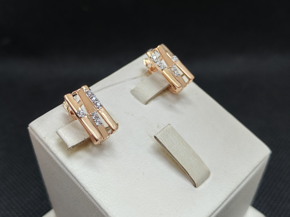 СЕРЬГИ С КАМНЯМИ (Au 585)