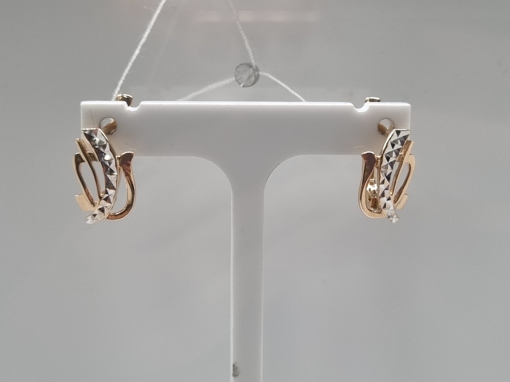 СЕРЬГИ БЕЗ КАМНЯ (Au 585)