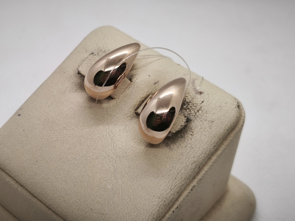 СЕРЬГИ БЕЗ КАМНЯ (Au 585)