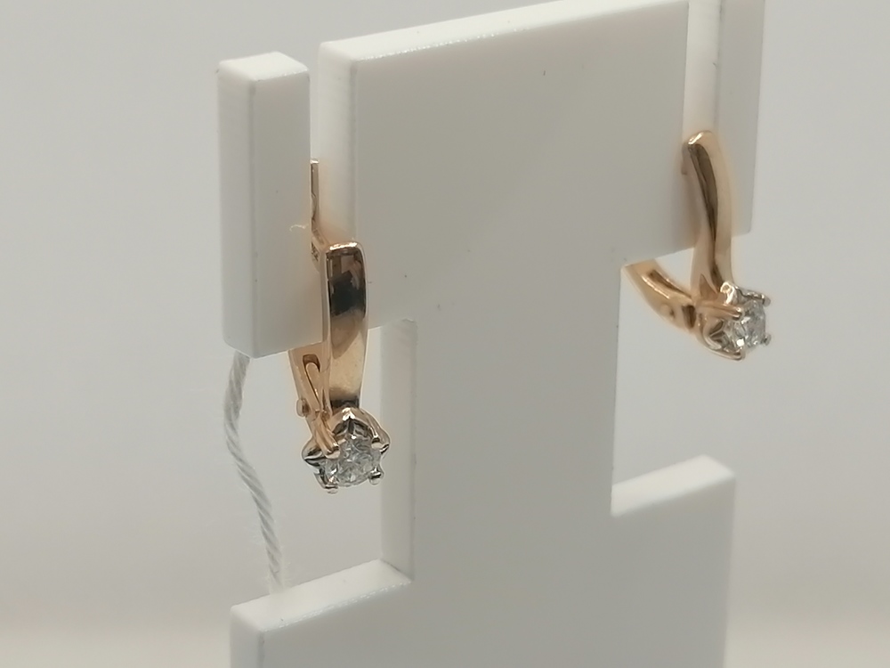 СЕРЬГИ БРИЛЛИАНТ (Au 585)