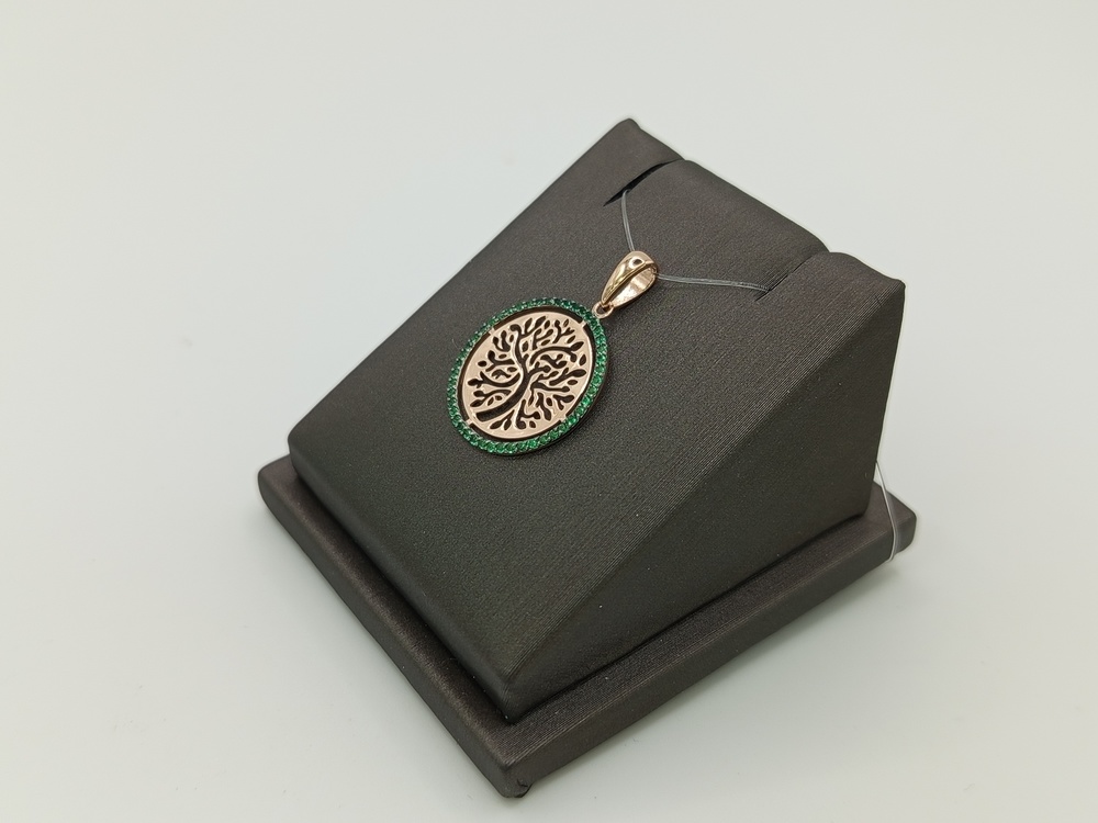 ПОДВЕСКА С КАМНЯМИ (Au 585)