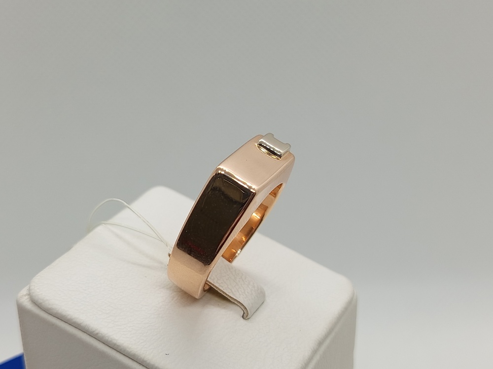 01-0039 КОЛЬЦО ПЕЧАТКА без камня (Au 585)