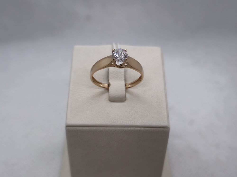 КОЛКМ585 КОЛЬЦО С КАМНЕМ (Au 585)