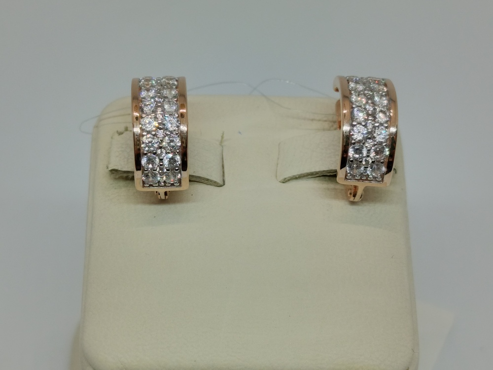 СЕРЬГИ С КАМНЯМИ (Au 585)