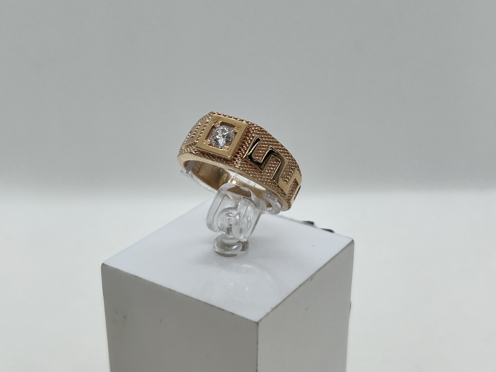 КОЛЬЦО ПЕЧАТКА с камнем (Au 585)