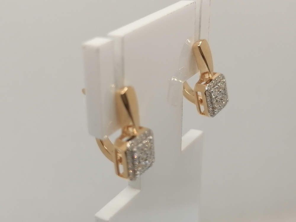 СЕРЬГИ БРИЛЛИАНТ (Au 585)