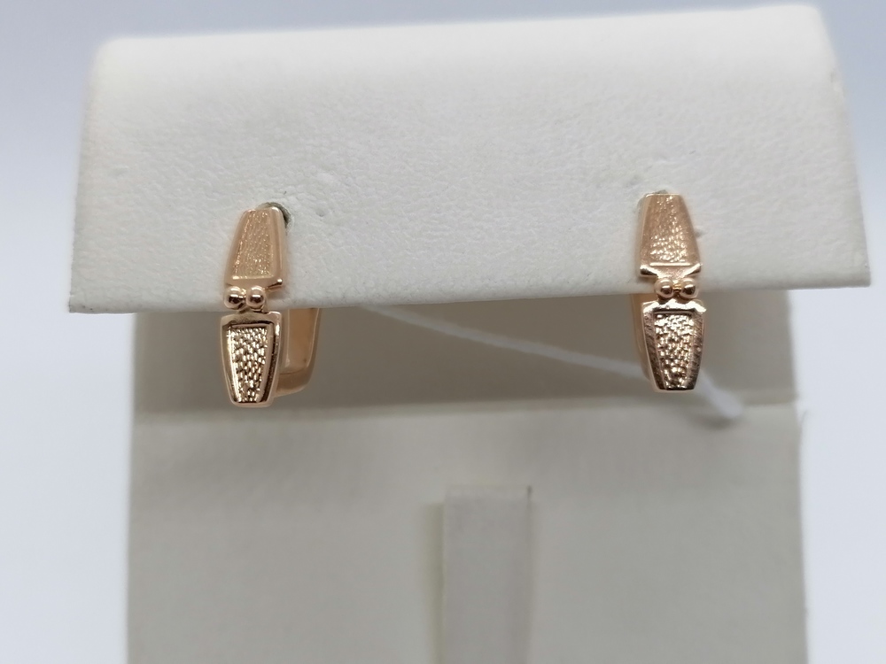 СЕРЬГИ БЕЗ КАМНЯ (Au 583)