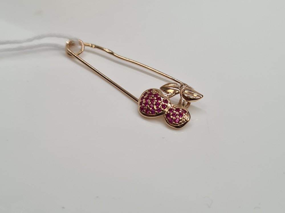 ПОДВЕСКА С КАМНЯМИ (Au 585)