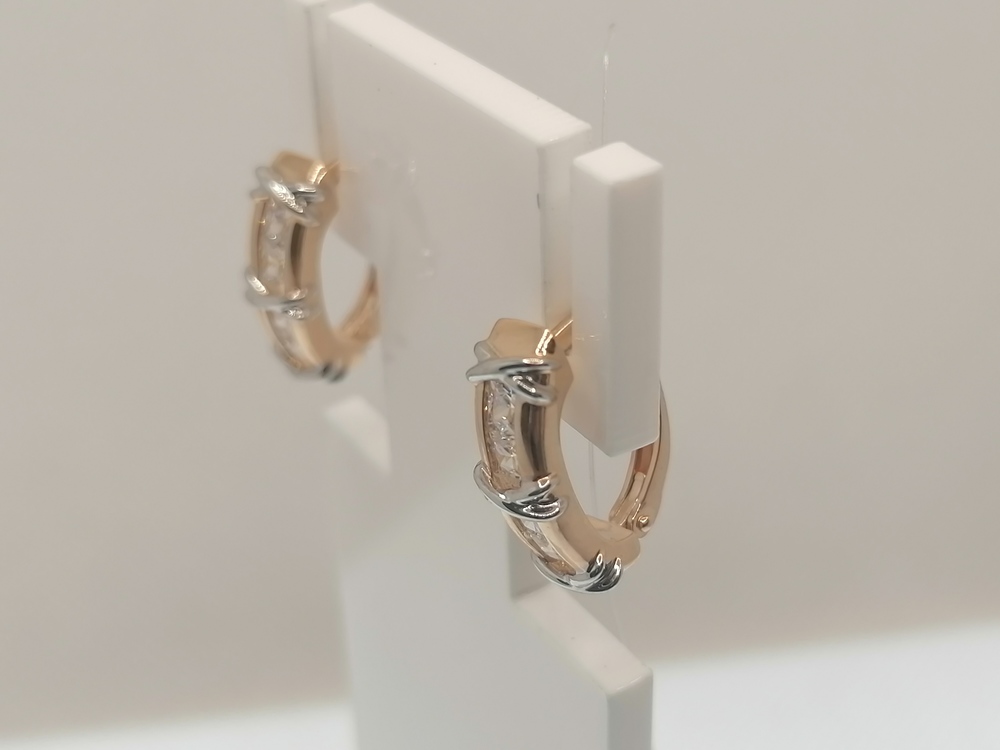 СЕРЬГИ С КАМНЯМИ (Au 585)