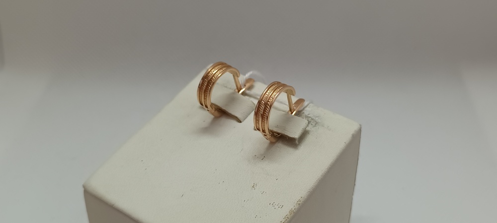 СЕРЬГИ БЕЗ КАМНЯ (Au 583)