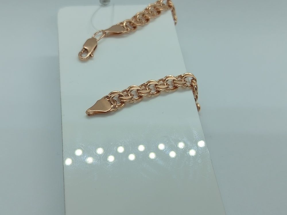 БРАСЛЕТ ПУСТОТЕЛЫЙ Бисмарк (Au 585)