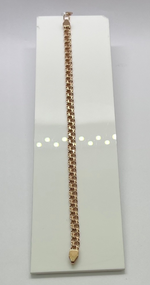 БЛБ585 БРАСЛЕТ ПОЛНОВЕСНЫЙ Бисмарк (Au 585)