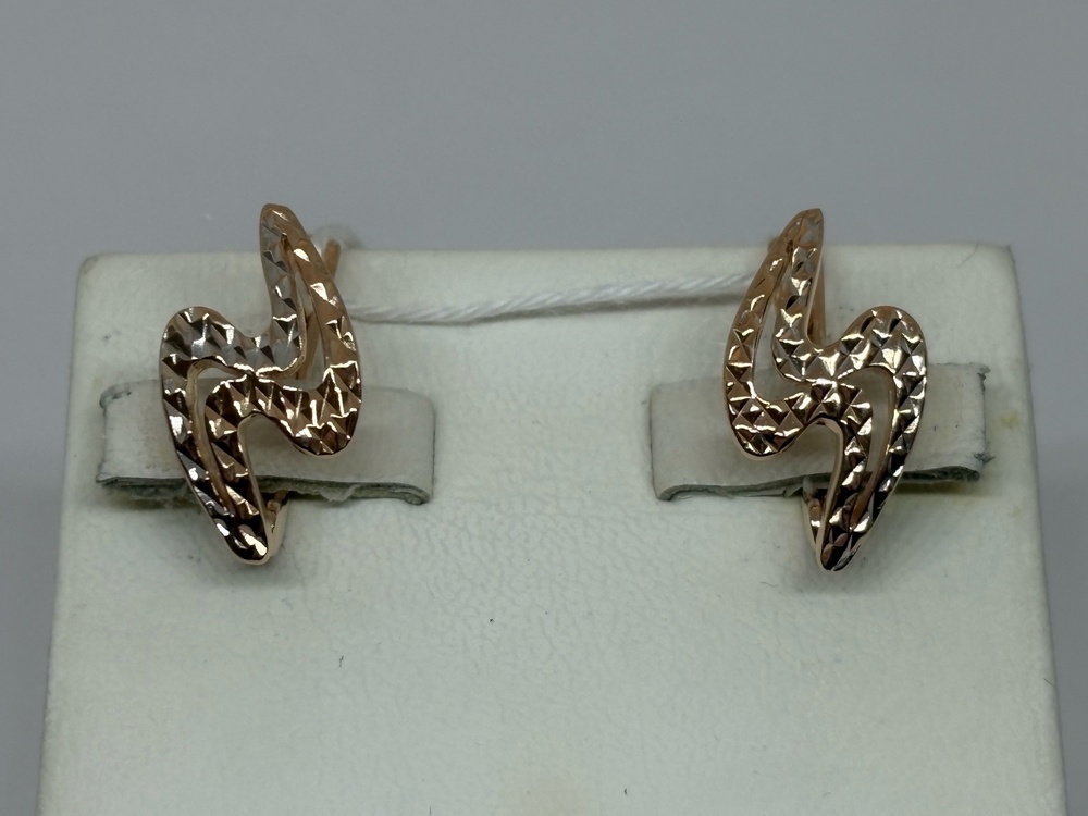 СЕРЬГИ БЕЗ КАМНЯ (Au 585)