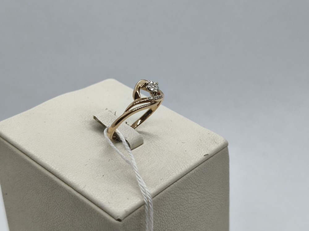 КОЛЬЦО БРИЛЛИАНТ Au 585