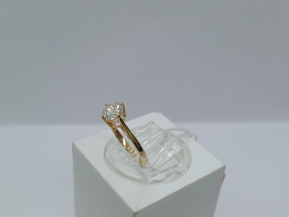 КОЛКМ585 КОЛЬЦО С КАМНЕМ (Au 585)