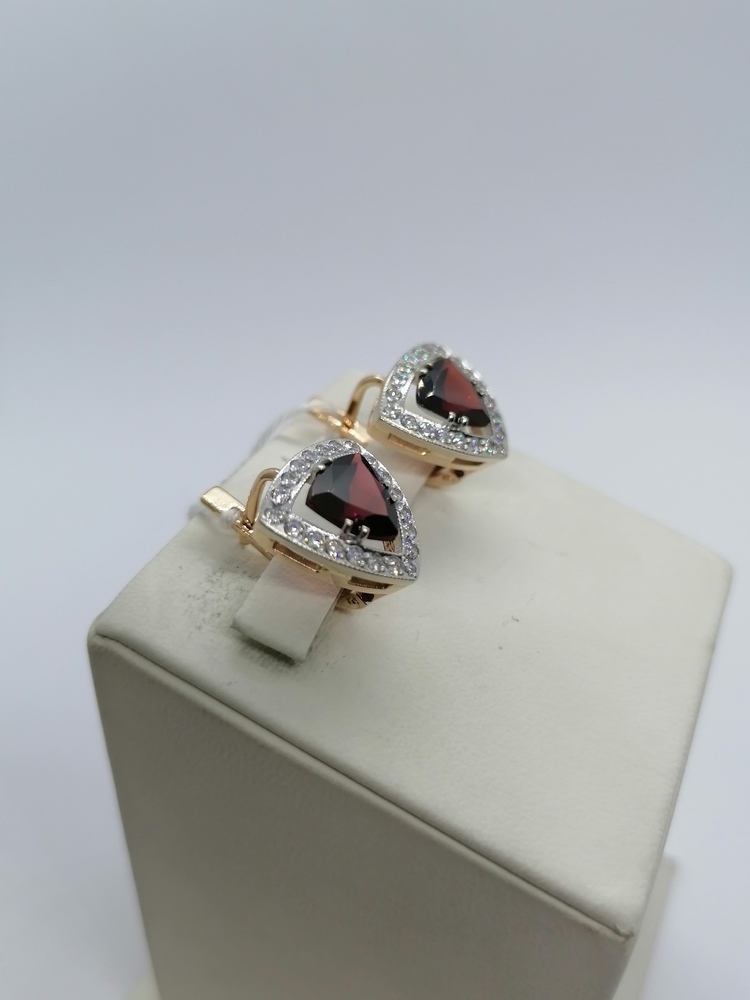 СЕРЬГИ С КАМНЯМИ (Au 585)