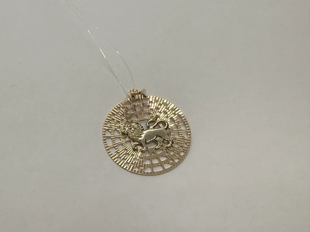 ПОДВЕСКА ЗНАК ЗОДИАКА ЛЕВ (Au 585)