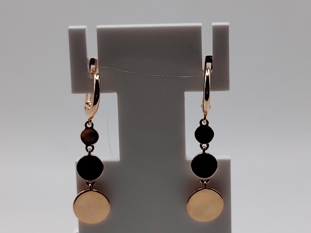 СЕРЬГИ БЕЗ КАМНЯ (Au 585)