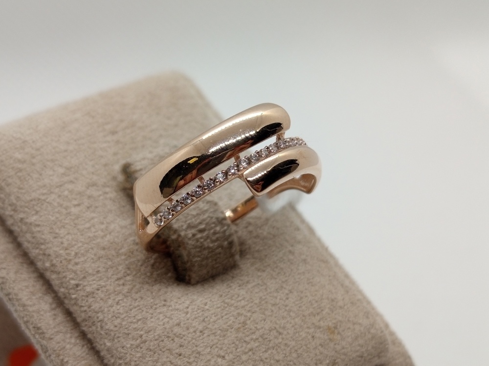 КОЛКМИ585 КОЛЬЦО С КАМНЯМИ (Au 585)