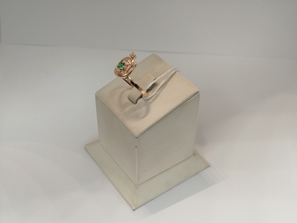 КОЛКМИ585 КОЛЬЦО С КАМНЯМИ (Au 585)