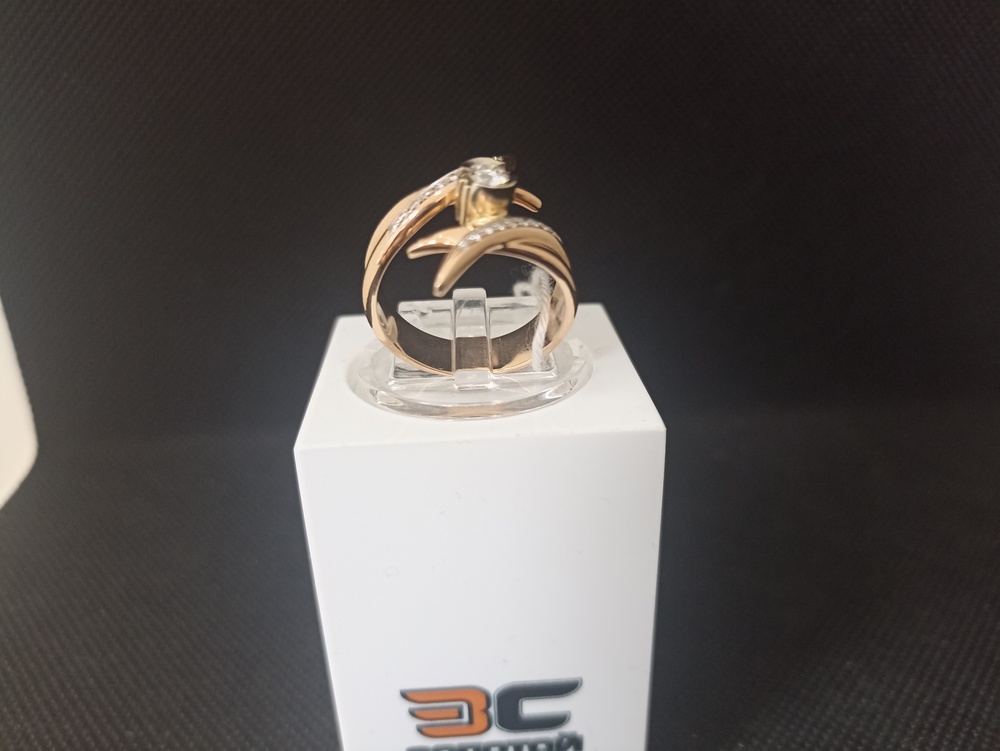 КОЛЬЦО БРИЛЛИАНТ Au 585